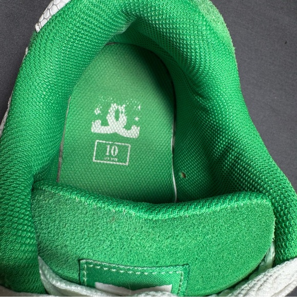 2009 DC Shoes Men’s 10 Court Graffik Emerald Green 300529 Skater Sneakers - Picture 10 of 16